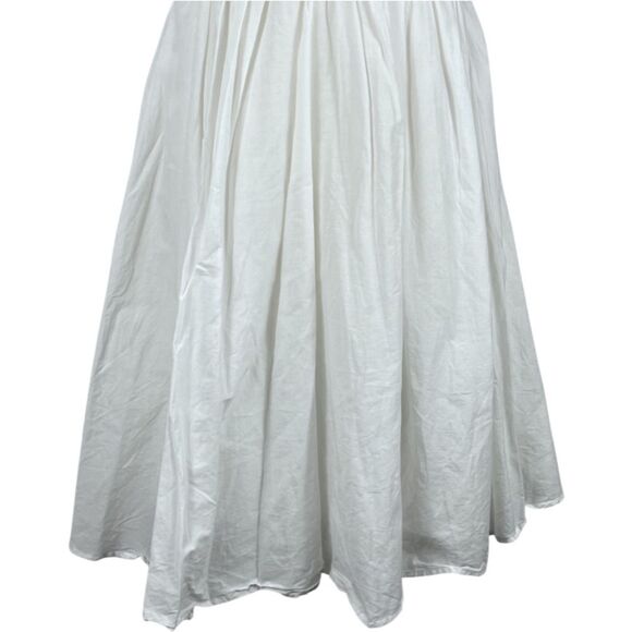 French Connection Lace Cotton A-line dress in White Size 4 - Picture 9 of 16